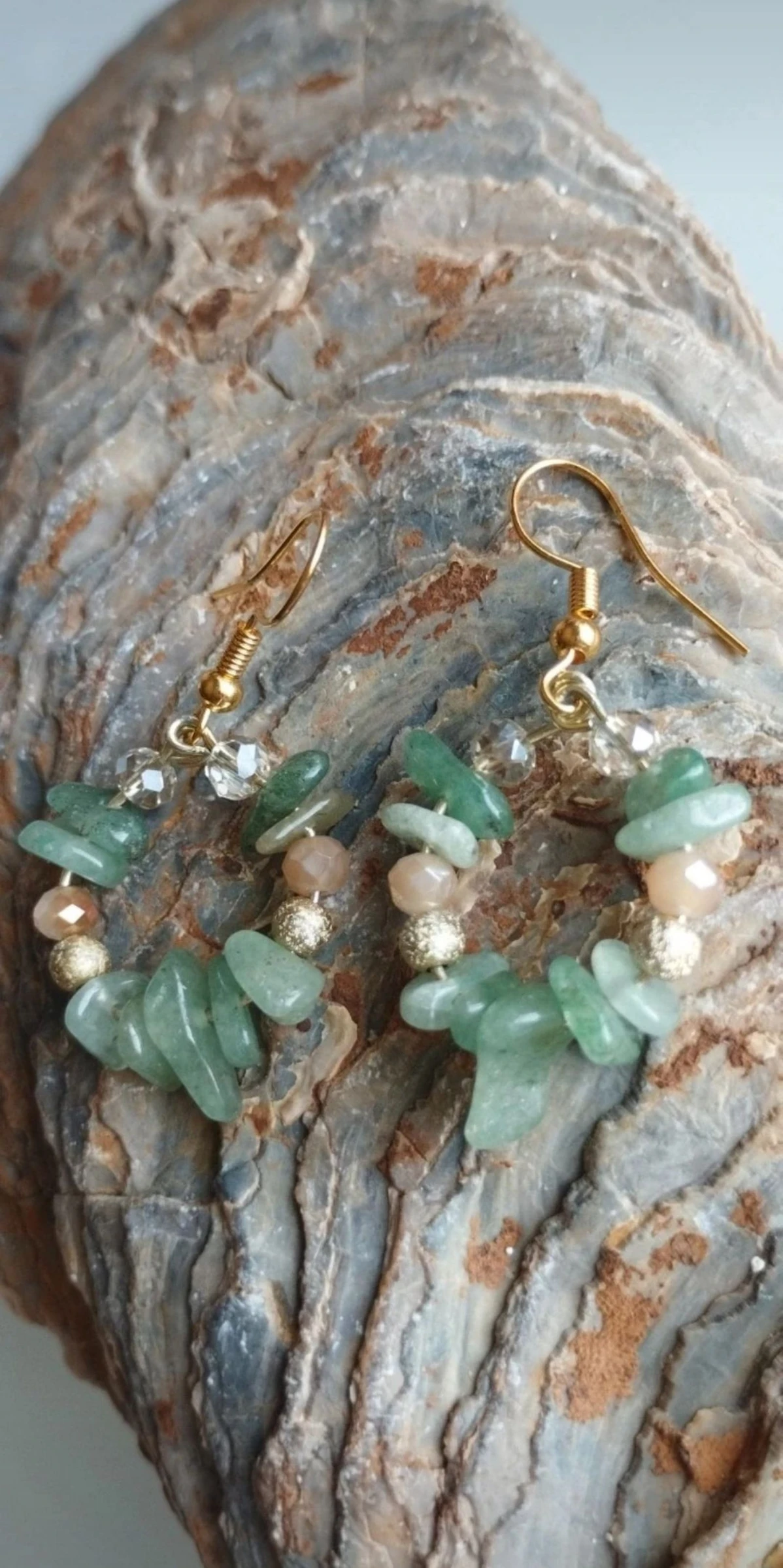 1 x 10€🌟  2 x 16€🌟 ❤️‍🔥🎁🧸🫴🏼Magnifiques Boucles d'Oreilles Artisanales en Minéraux Naturels🫴🏼🧸🎁❤️‍​ – photo 4